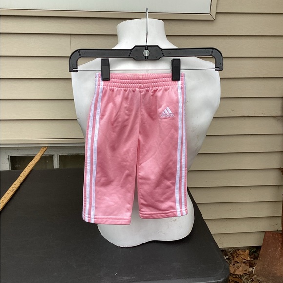 Kids size 6m adidas pants pink white - Picture 1 of 3